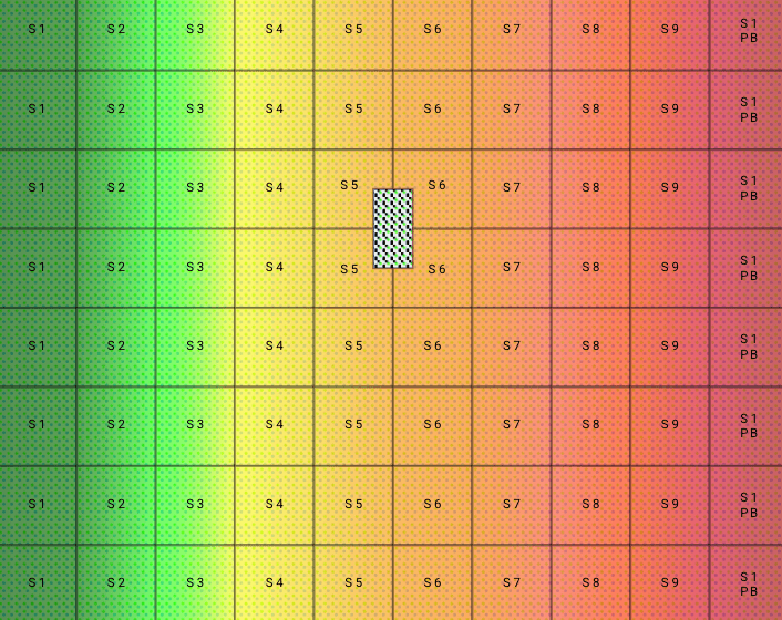 Podział dachu na segmenty w aplikacji thermoplan.app